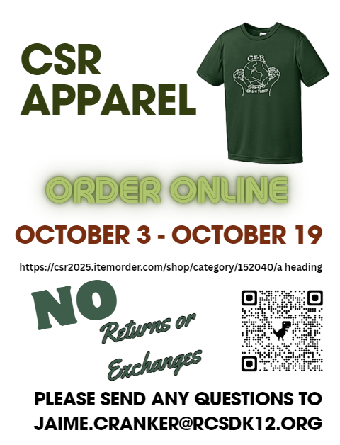 CSR Apparel Sale